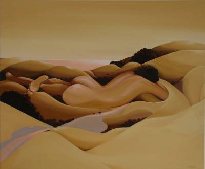 "Body Works" - Oil - Painting by Jo Fisher, an artist from Hawke's Bay, New Zealand.