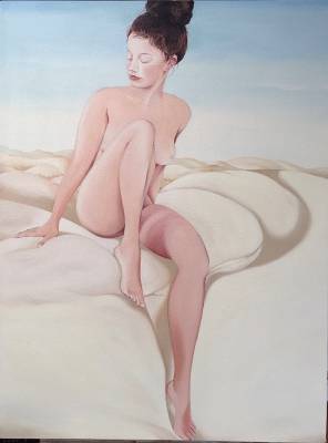 "Henrietta" - Oil - Painting by Jo Fisher, an artist from Hawke's Bay, New Zealand.