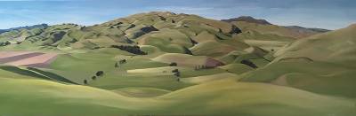 "Mt Erin Hawkes Bay" - Oil - Painting by Jo Fisher, an artist from Hawke's Bay, New Zealand.